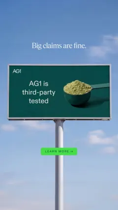 Welcome to the Next Gen of Wellness AG1 ad: Welcome to the Next Gen of Wellness