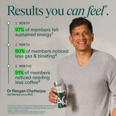 Recommended by Dr Rangan Chatterjee AG1 ad: Recommended by Dr Rangan Chatterjee