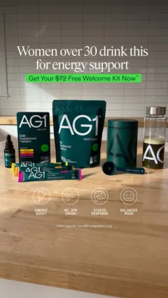 Welcome to the Next Gen of Wellness AG1 ad: Welcome to the Next Gen of Wellness